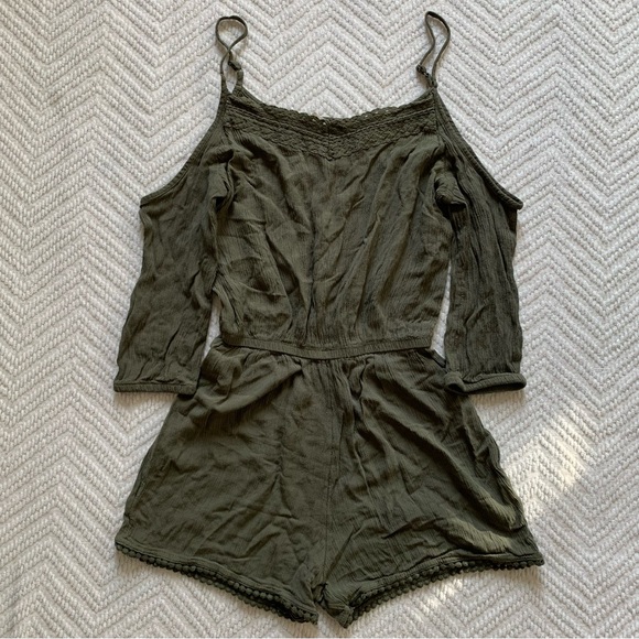 Mudd Other - 💚 Girls’ Olive Green Romper